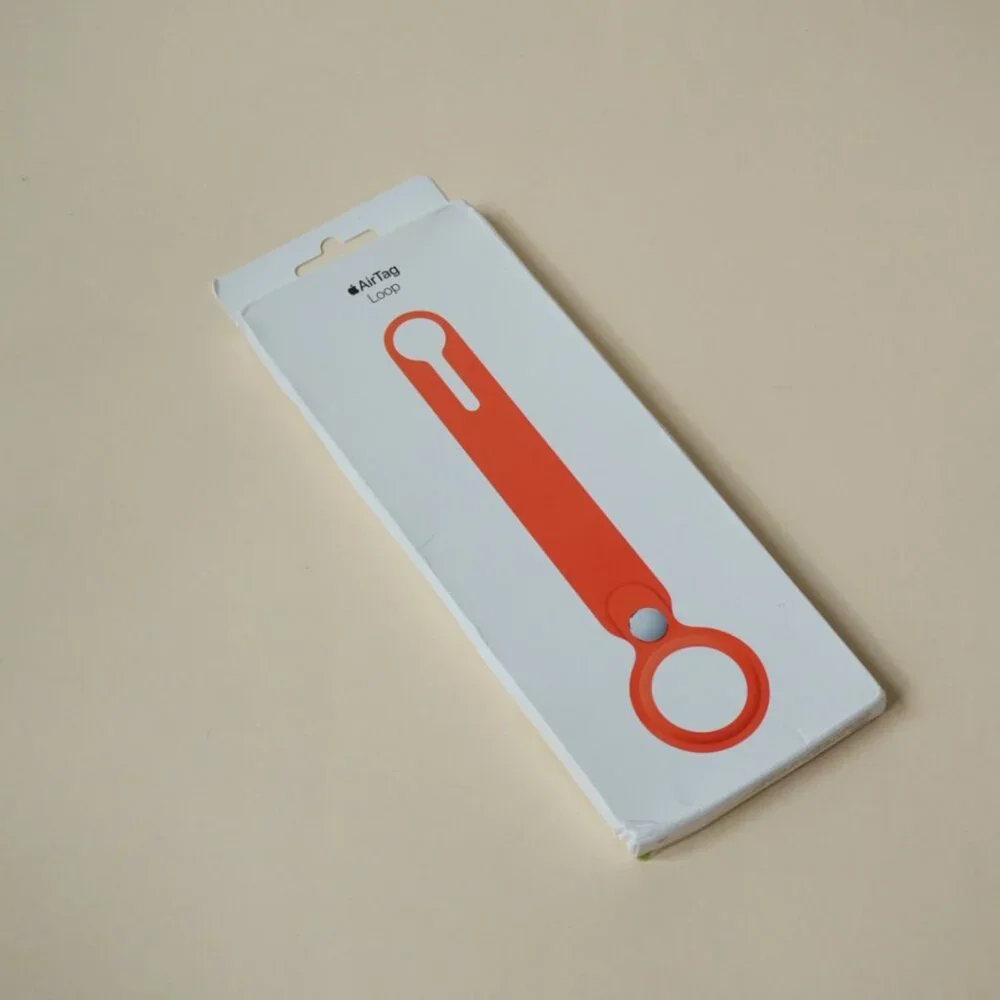 Apple Authentic Air Tag Polyurethane Loop Electric Orange - SEALED MK0X3ZM/A